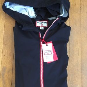 Hunter for Target Packable Raincoat Black Sz M NWT